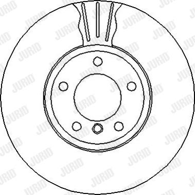 Jurid 562332J - Bremžu diski www.autospares.lv