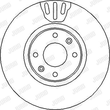 Jurid 562321J - Тормозной диск www.autospares.lv