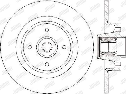 Jurid 562379JC-1 - Bremžu diski www.autospares.lv