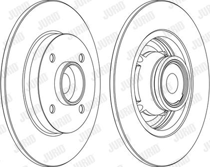 Jurid 562374JC-1 - Bremžu diski www.autospares.lv