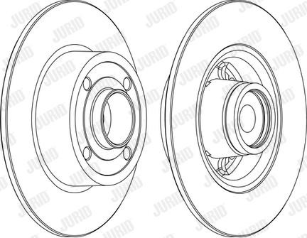 Jurid 562376JC-1 - Bremžu diski www.autospares.lv