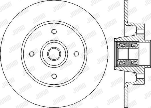 Jurid 562376J - Bremžu diski www.autospares.lv