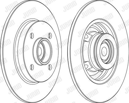 Jurid 562373J - Bremžu diski www.autospares.lv