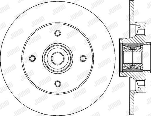 Jurid 562373JC-1 - Brake Disc www.autospares.lv