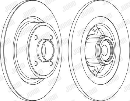 Jurid 562377J - Bremžu diski www.autospares.lv