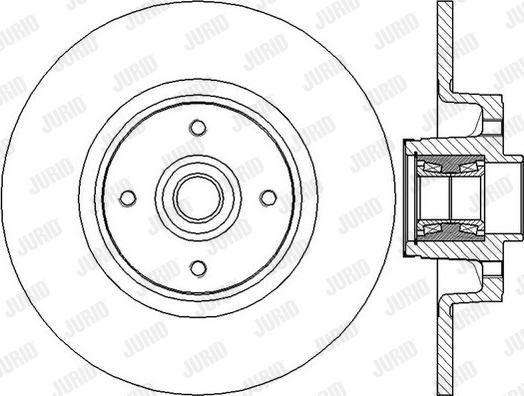 Jurid 562377J - Bremžu diski www.autospares.lv