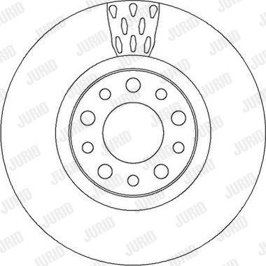 Jurid 562299J - Bremžu diski www.autospares.lv