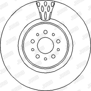 Jurid 562298J - Bremžu diski www.autospares.lv