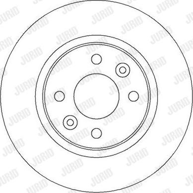 Jurid 562293J - Bremžu diski www.autospares.lv