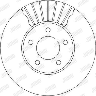 Jurid 562292J - Bremžu diski www.autospares.lv