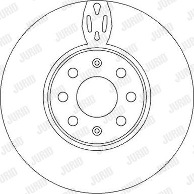 Jurid 562297JC-1 - Bremžu diski www.autospares.lv