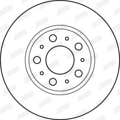 Jurid 562244JC-1 - Bremžu diski www.autospares.lv