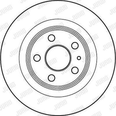 Jurid 562246J-1 - Bremžu diski www.autospares.lv