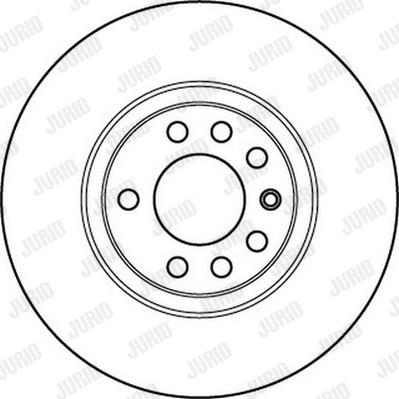 Jurid 562240JC - Тормозной диск www.autospares.lv