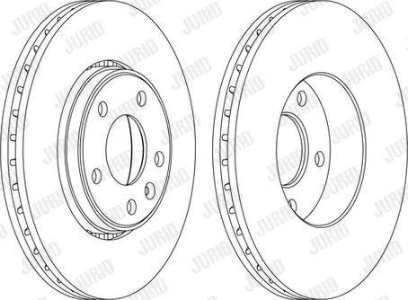 Jurid 562241J - Brake Disc www.autospares.lv