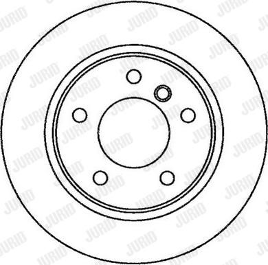 Jurid 562259J - Bremžu diski www.autospares.lv