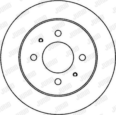 Jurid 562250J - Bremžu diski www.autospares.lv