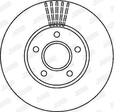 Jurid 562251JC - Тормозной диск www.autospares.lv