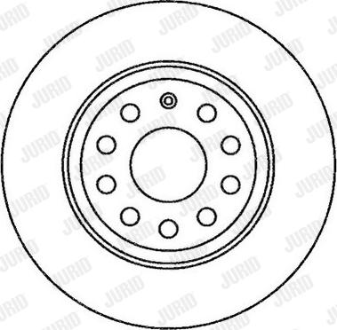 Jurid 562258J - Brake Disc www.autospares.lv