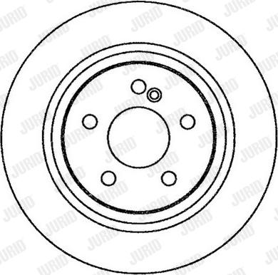 Jurid 562257J-1 - Bremžu diski www.autospares.lv