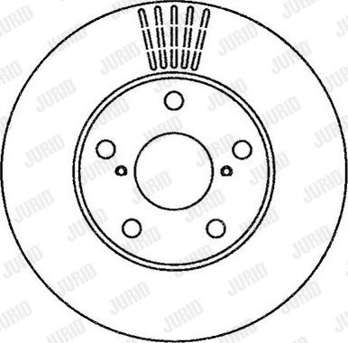 Jurid 562269J - Bremžu diski autospares.lv