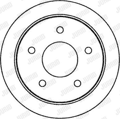 Jurid 562264J - Bremžu diski www.autospares.lv