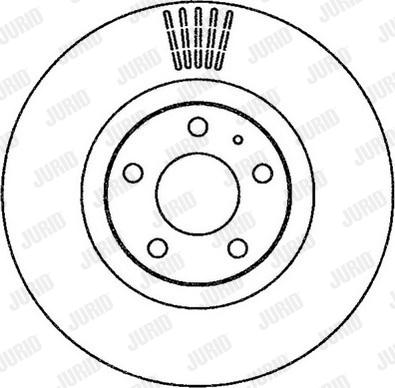 Jurid 562265J - Bremžu diski www.autospares.lv