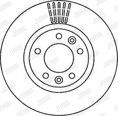 Jurid 562266JC-1 - Bremžu diski www.autospares.lv