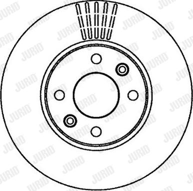 Jurid 562268JC-1 - Bremžu diski www.autospares.lv