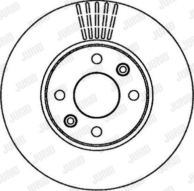 Jurid 562268J - Bremžu diski www.autospares.lv