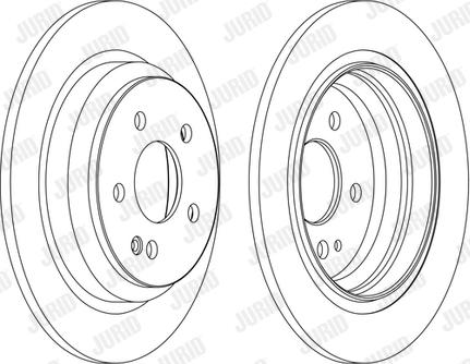 Jurid 562263J - Brake Disc www.autospares.lv