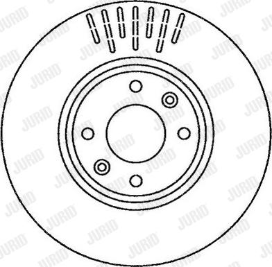 Jurid 562267JC - Тормозной диск www.autospares.lv