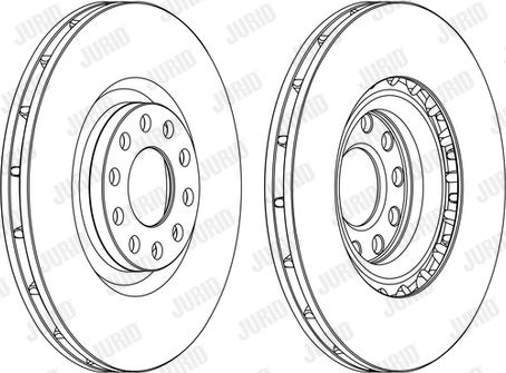 Jurid 562205J - Bremžu diski autospares.lv