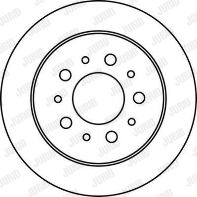 Jurid 562215J - Brake Disc www.autospares.lv