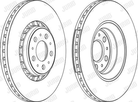 Jurid 562217J - Bremžu diski www.autospares.lv