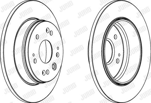 Jurid 562284J - Bremžu diski autospares.lv