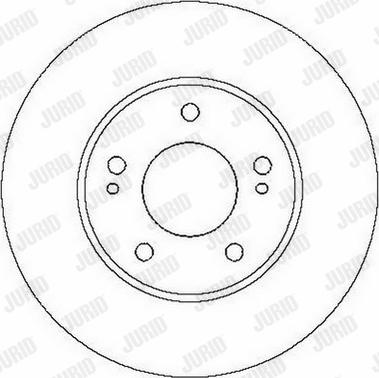 Jurid 562285J - Bremžu diski www.autospares.lv