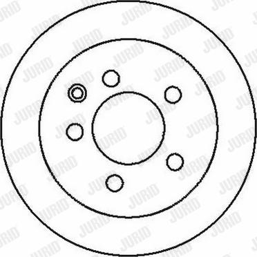 Jurid 562280JC-1 - Bremžu diski www.autospares.lv