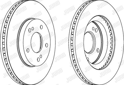 Jurid 562281J - Bremžu diski autospares.lv