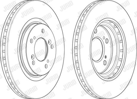 Jurid 562283J - Bremžu diski www.autospares.lv