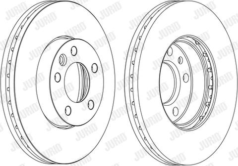 Jurid 562234J - Bremžu diski www.autospares.lv