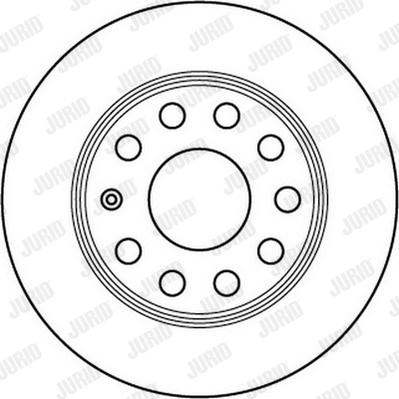 Jurid 562236J - Bremžu diski www.autospares.lv