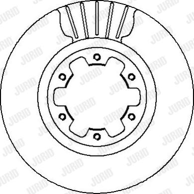 Jurid 562279J - Bremžu diski www.autospares.lv