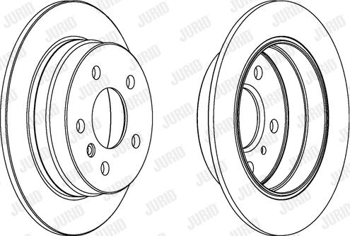 Jurid 562274JC-1 - Bremžu diski www.autospares.lv