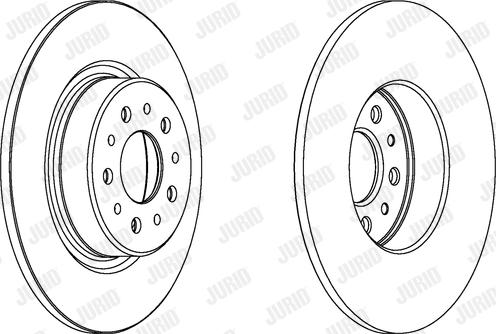 Jurid 562275J - Bremžu diski www.autospares.lv