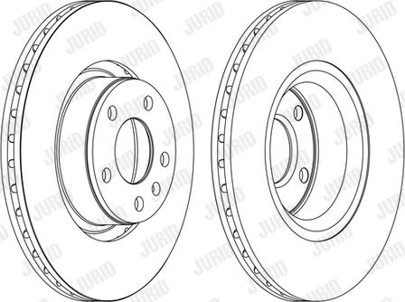 Jurid 562271J - Bremžu diski www.autospares.lv