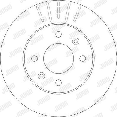 Jurid 562273J-1 - Bremžu diski autospares.lv