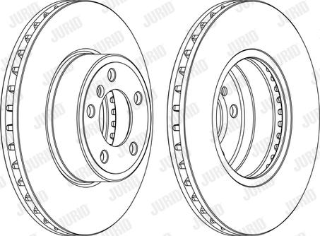 Jurid 562272J - Bremžu diski www.autospares.lv