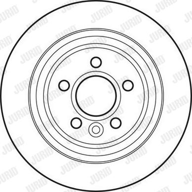 Jurid 562741JC-1 - Bremžu diski www.autospares.lv