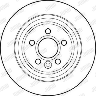 Jurid 562741JC - Bremžu diski www.autospares.lv